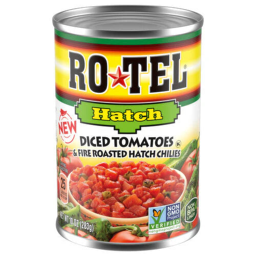 Ro-tel Hatch Diced Tomatoes & Green Chilies 283g