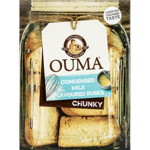 Ouma Condensed Milk Flavoured Rusks Chunky 500g