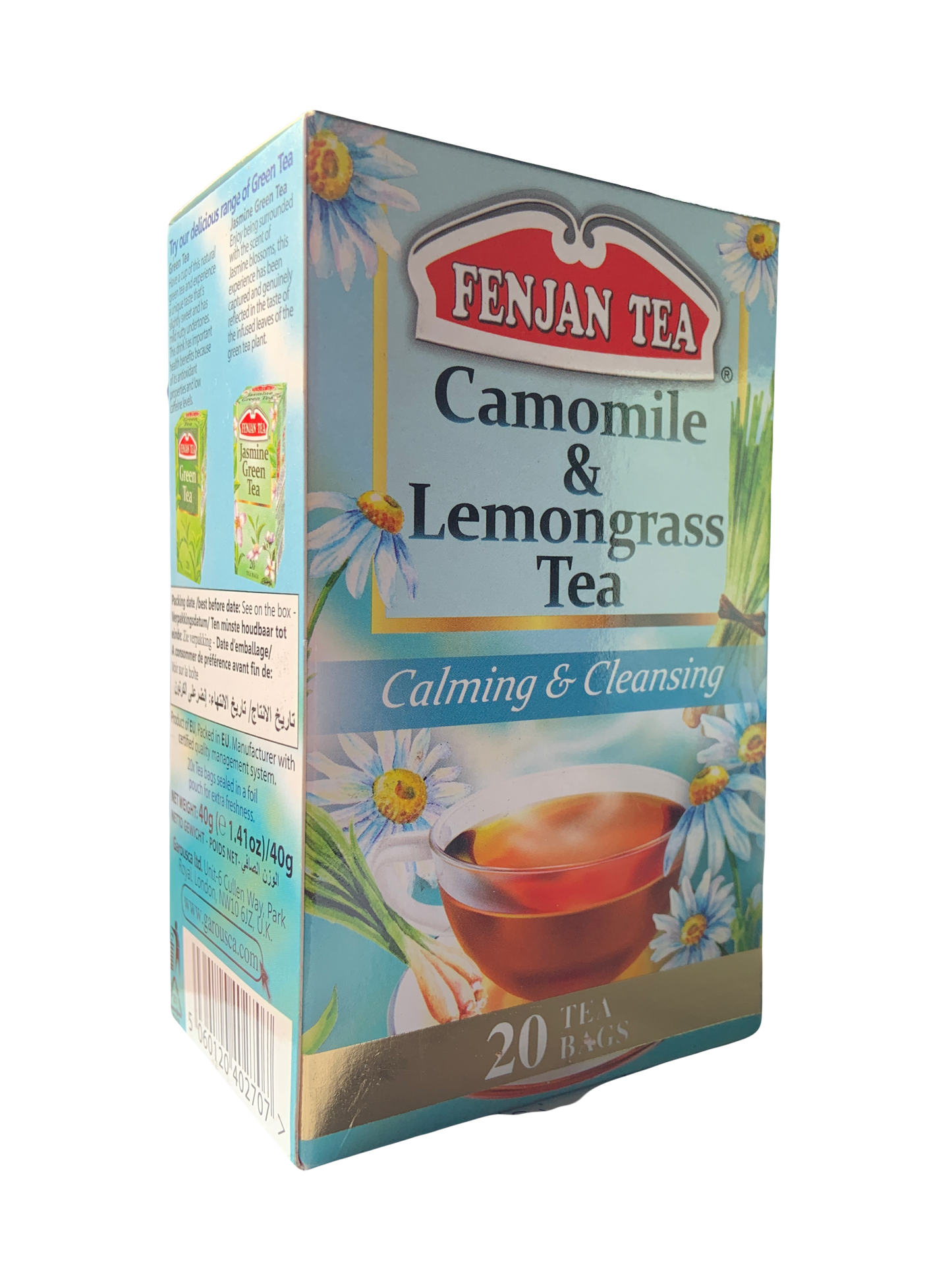 Fenjan Camomile & Lemongrass Tea 40g | Calming & Cleansing | 20 Tea Bags