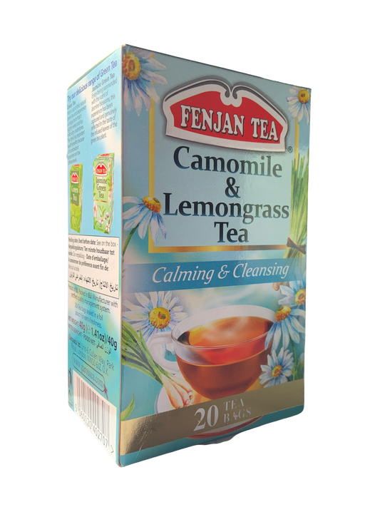 Fenjan Camomile & Lemongrass Tea 40g | Calming & Cleansing | 20 Tea Bags