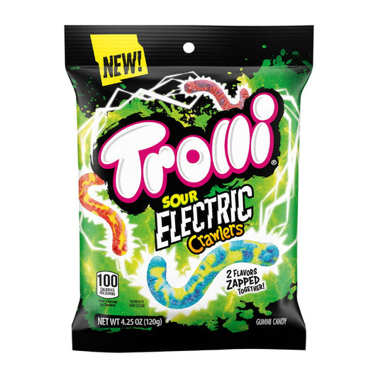 Trolli Sour Electric Crawlers Gummy Candy Bag 120g