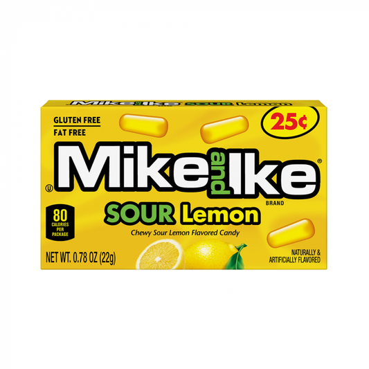 Mike and Ike Sour Lemon Candy 22g