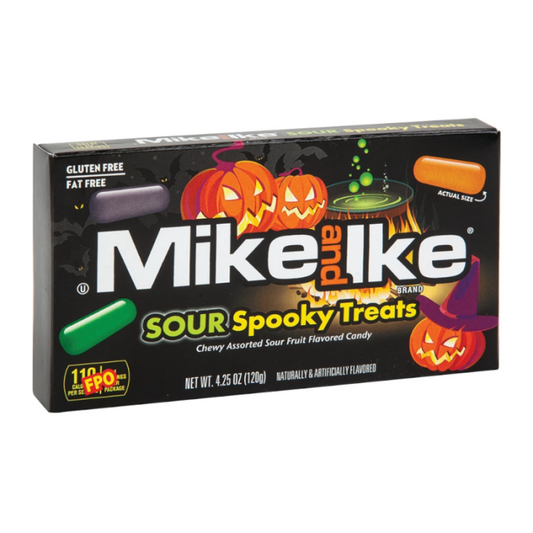 Mike and Ike Halloween Sour Spooky Treats 120g