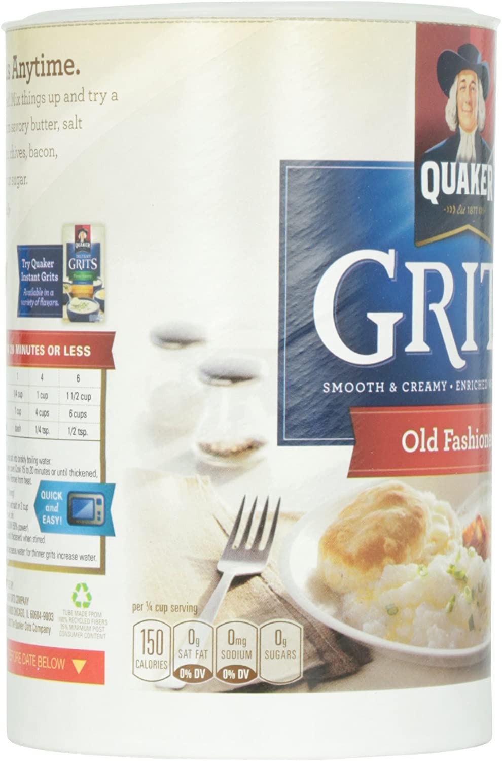 Quaker Grits Old Fashioned 680g