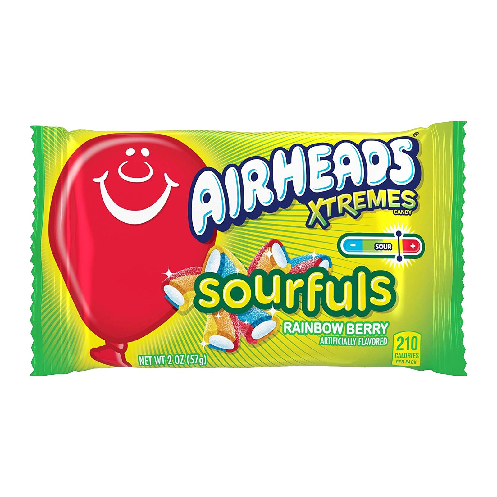Airheads Xtremes Sourfuls Rainbow Berry Candy 57g sold by American Grocer in the UK