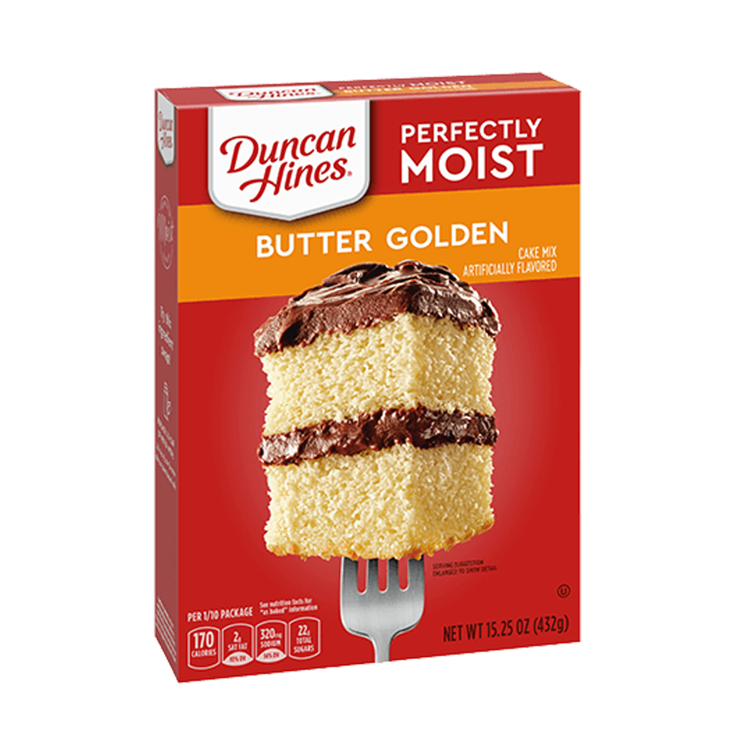 Duncan Hines Classic Butter Golden Cake Mix 432g sold by American grocer Uk