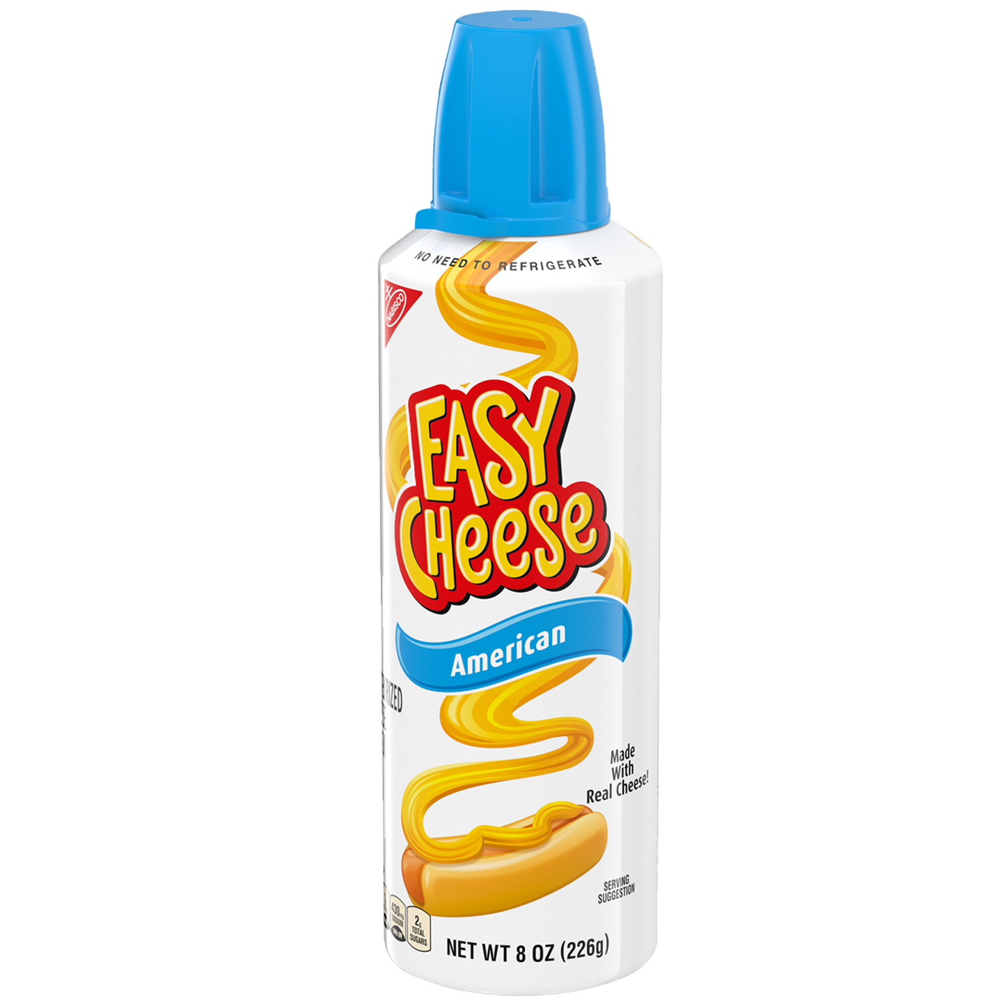 Nabisco Easy Cheese American Pasteurised Cheese Snack 226g