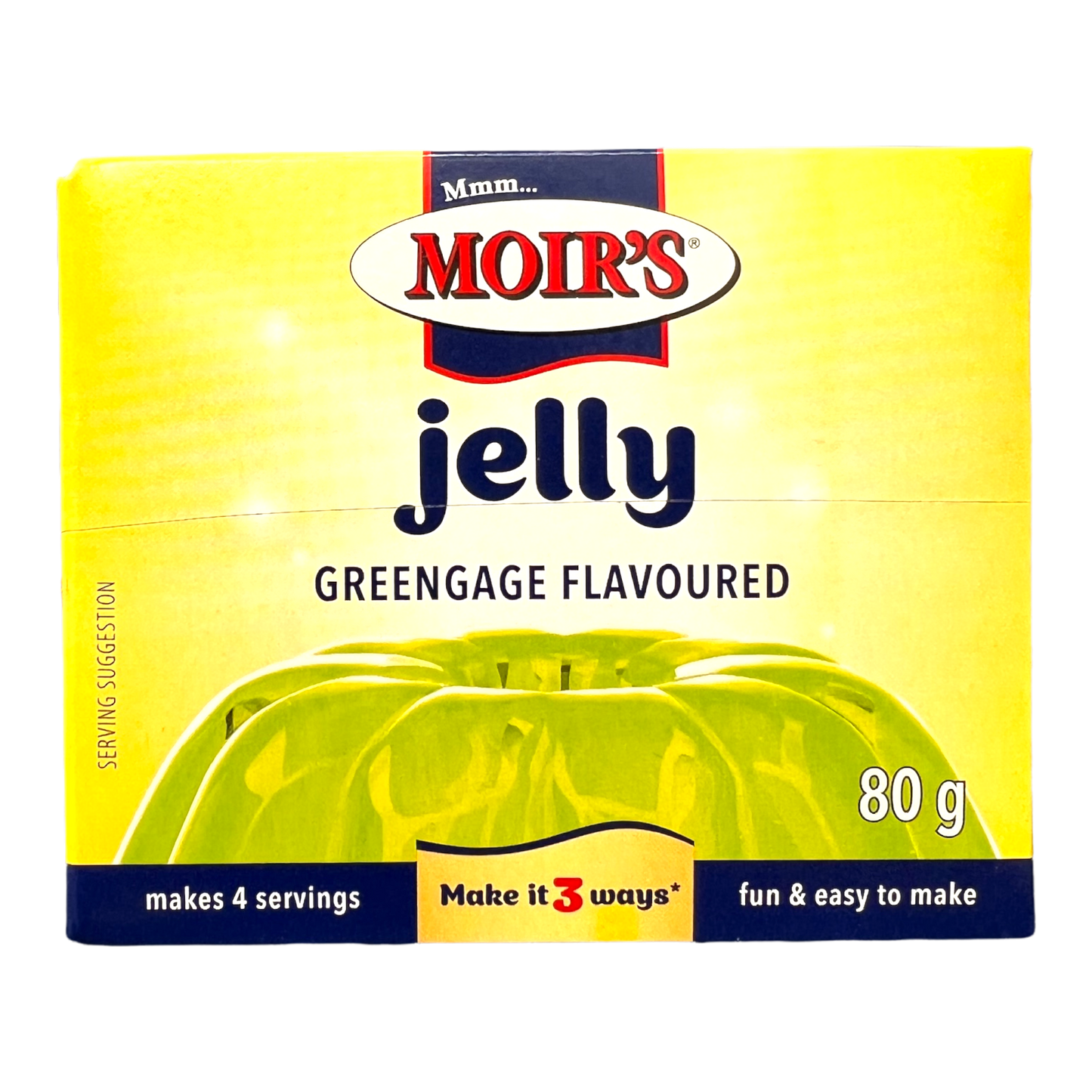 Moir's Greengage Flavour Jelly 80g [South African]