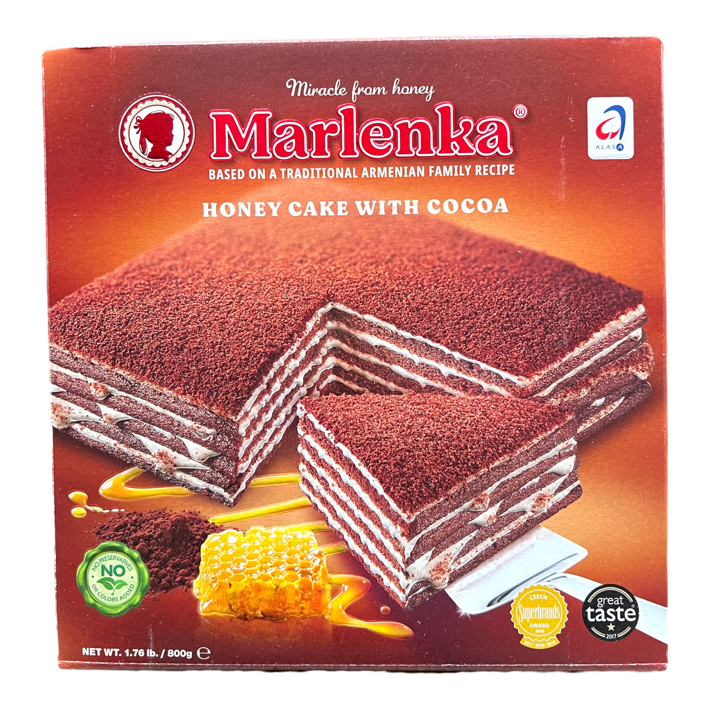 Marlenka Honey Cake with Cocoa 800g [Slovakia]