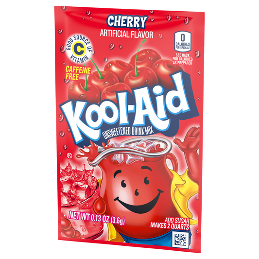 Kool-Aid Cherry Unsweetened Drink Mix 3.6g