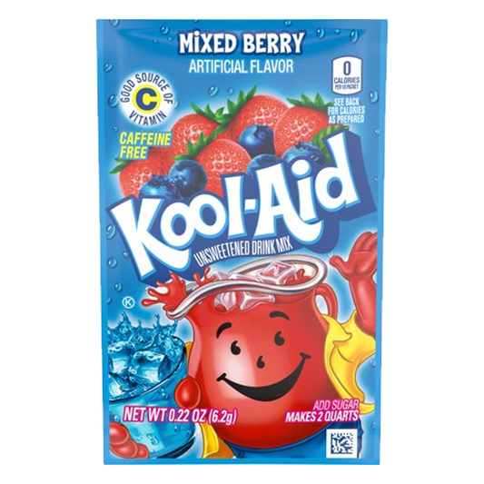 Kool-Aid Mixed Berry Unsweetened Drink Mix 6.2g