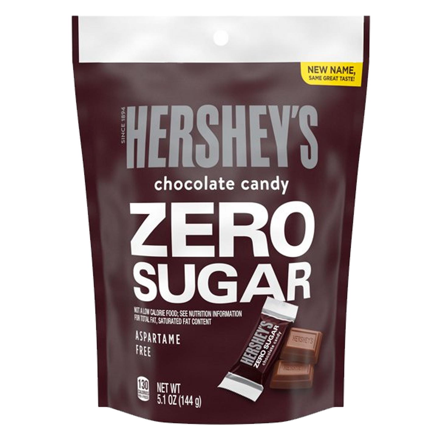 Hershey's Zero Sugar Milk Chocolate Candy 144g