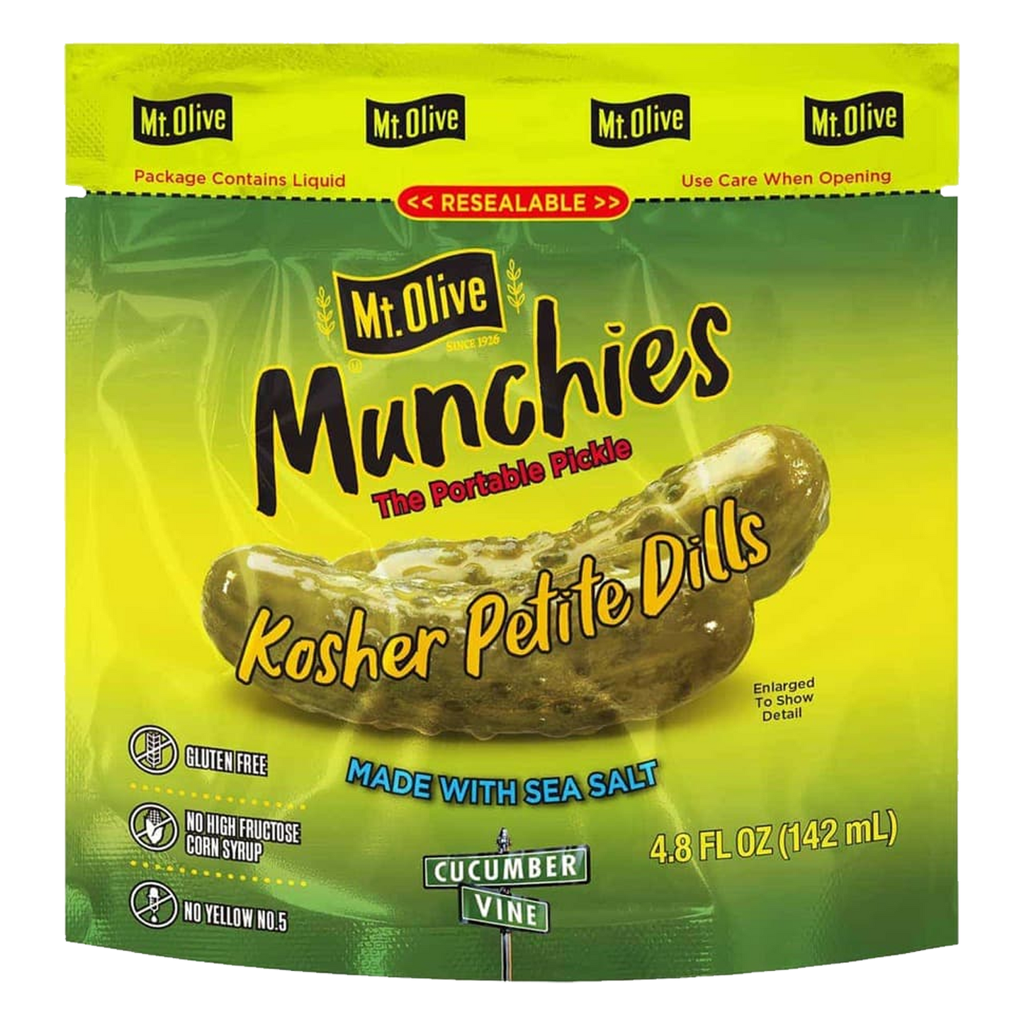 Mt. Olive Munchies Kosher Petite Dill Chips Pouch 142ml