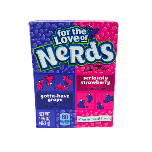 Nerds Strawberry Grape Candy 46.7g