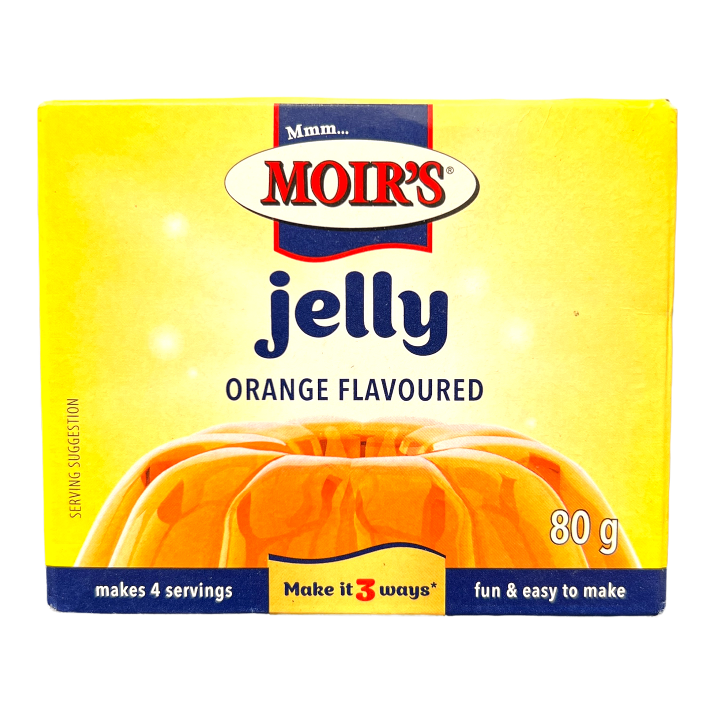 Moir's Orange Flavour Jelly 80g [South African]