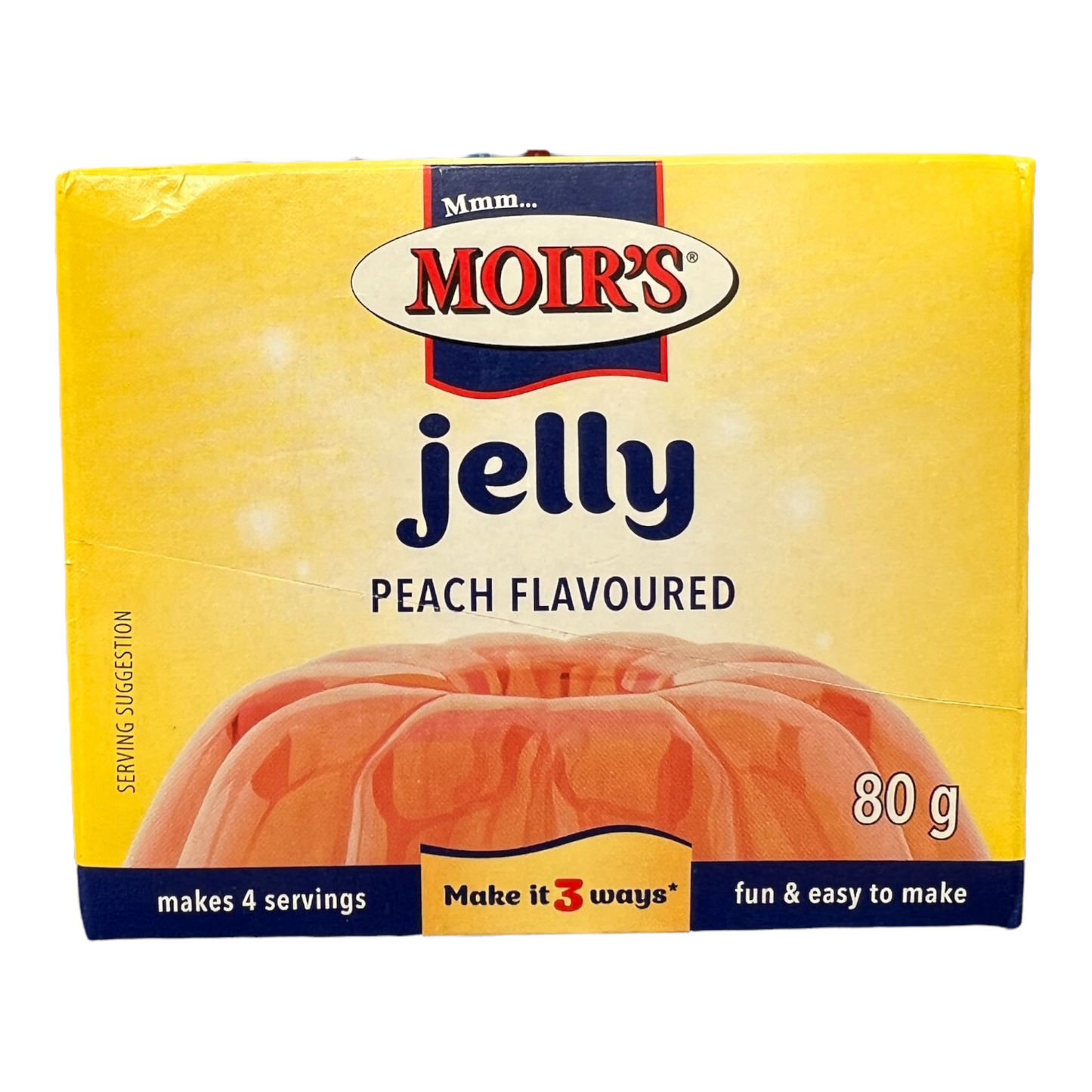 Moir's Peach Flavoured Jelly 80g [South African]