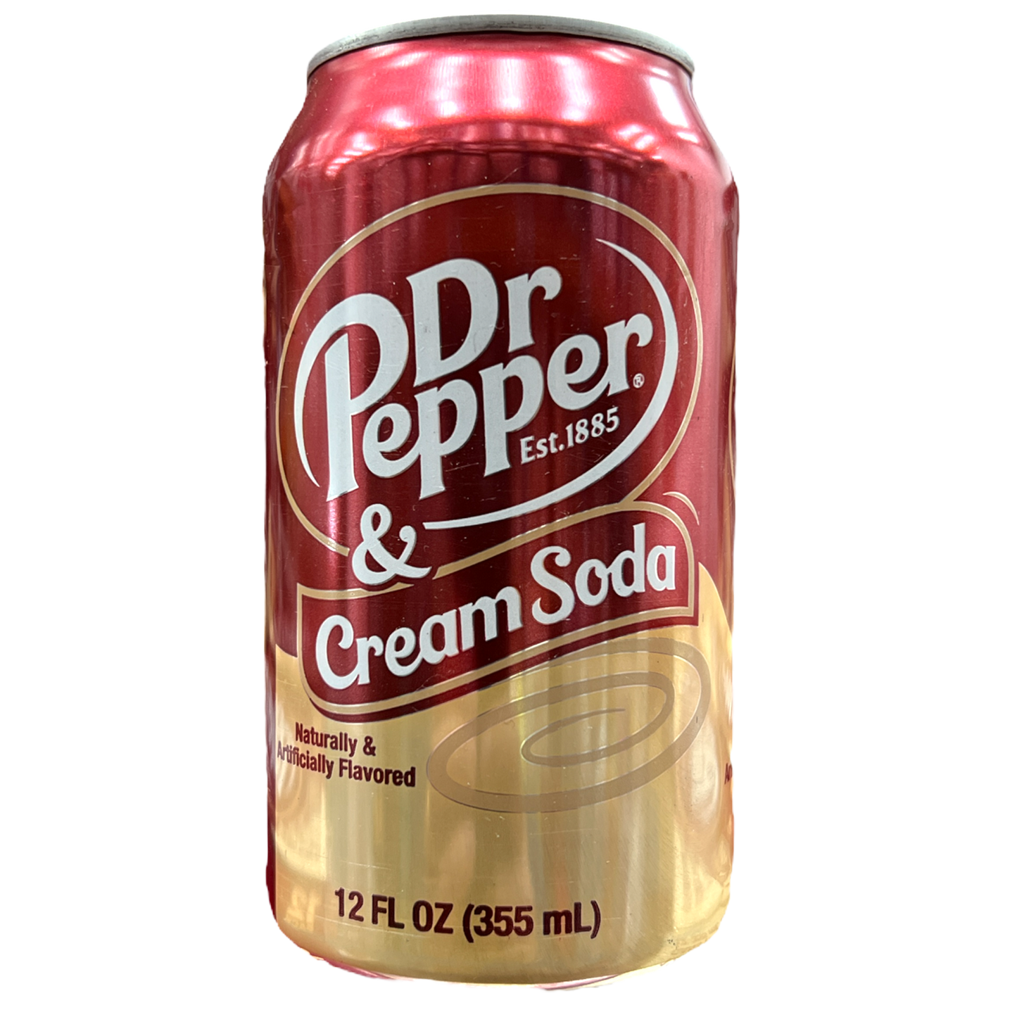 Dr Pepper & Cream Soda Flavoured Soda 355ml