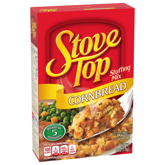 Stove Top Cornbread Stuffing Mix 170g (Best Before Date 19/07/2024)