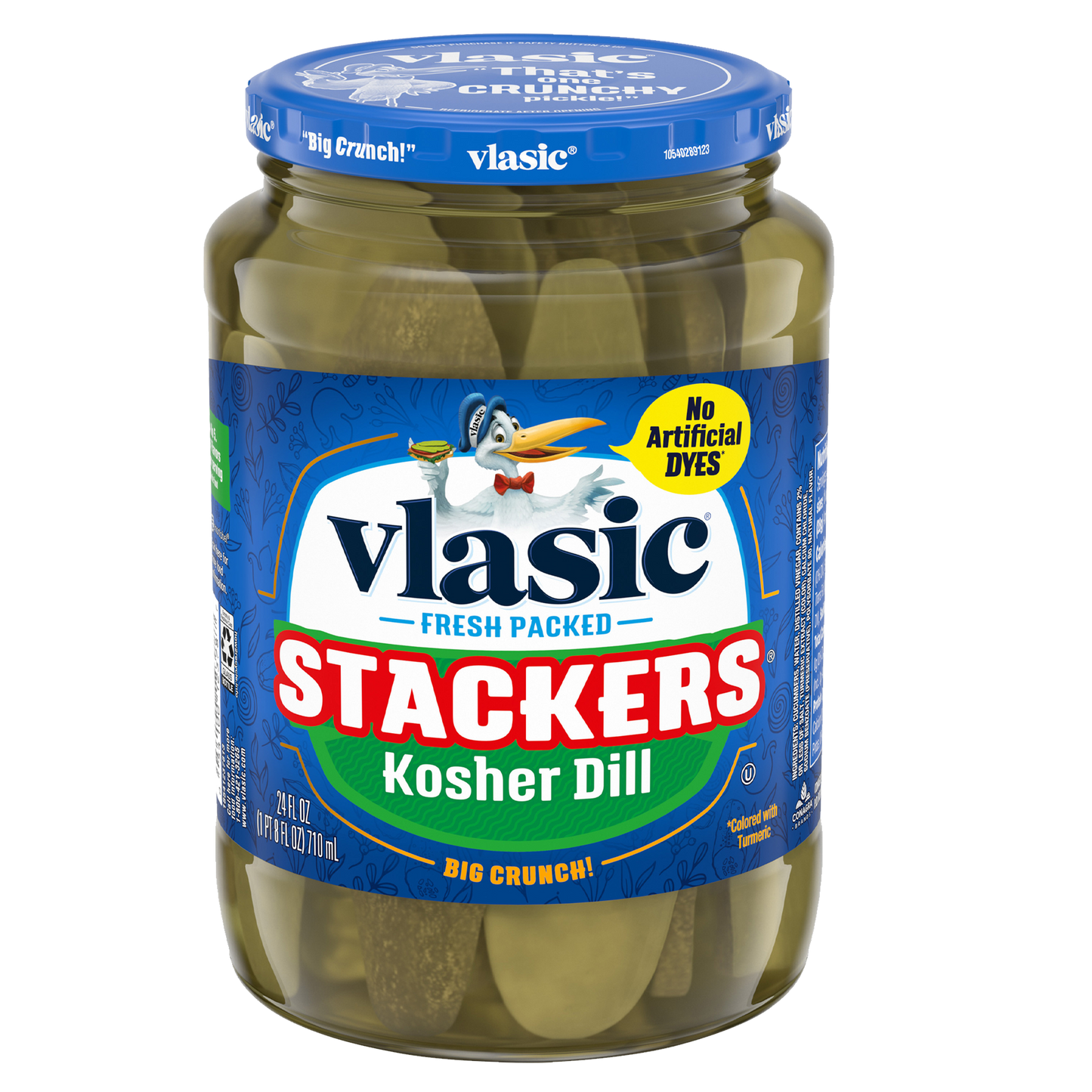 Vlasic Stacker Kosher Dill Pickle 710ml