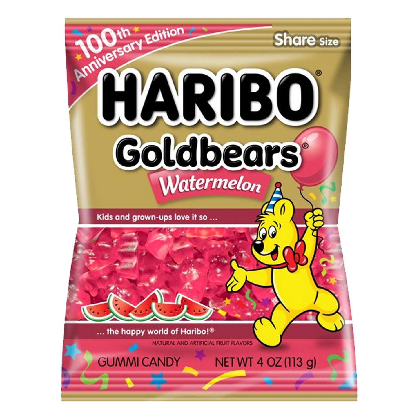 Haribo Goldbears Watermelon Gummi Candy 113g