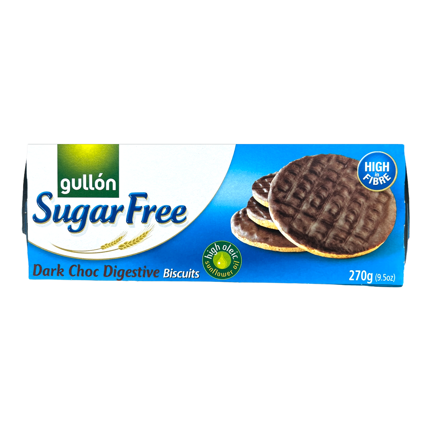 Gullon Sugar Free Dark Choco Digestive Biscuits 270g [Spain]